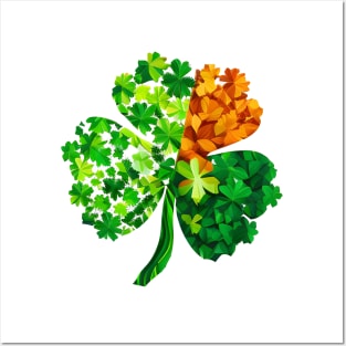 Cute Shamrock Clover for St. Patrick's Day Posters and Art